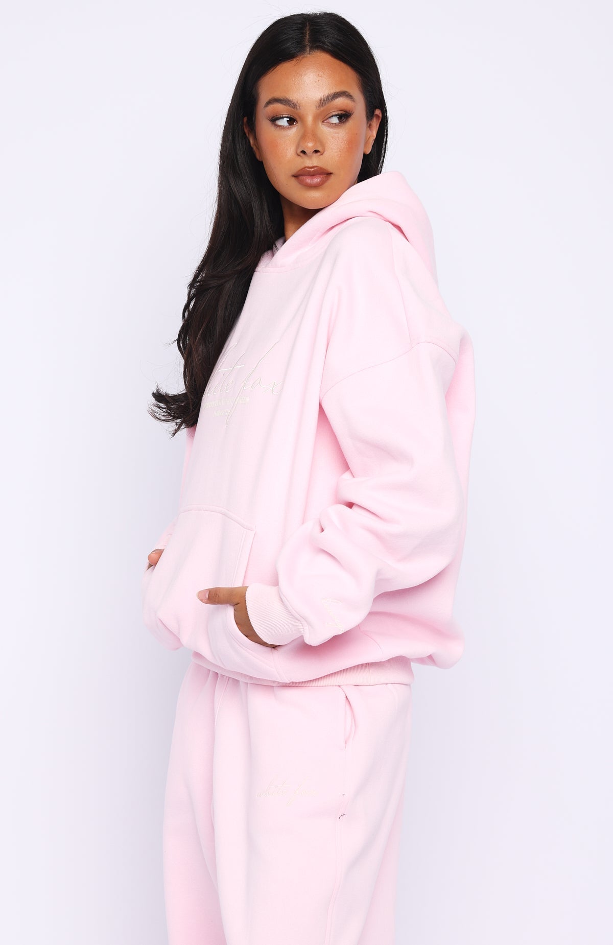 White Fox Know What You Want Oversized Hoodie Posy