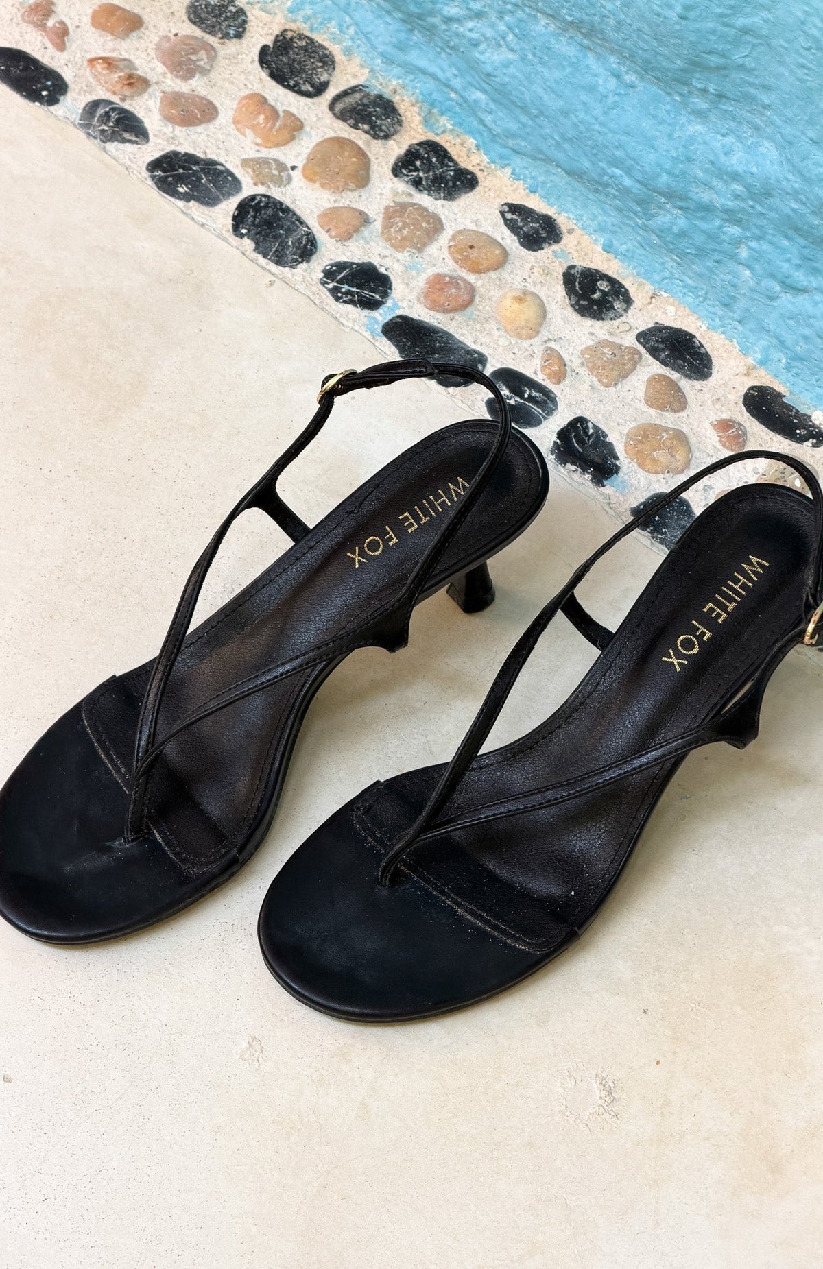 White Fox Zarah Heels Black