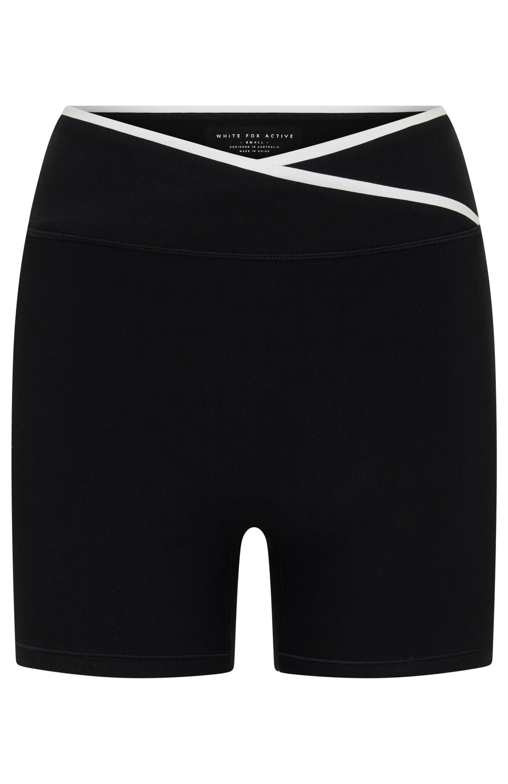 White Fox Defence Bike Shorts Black/White