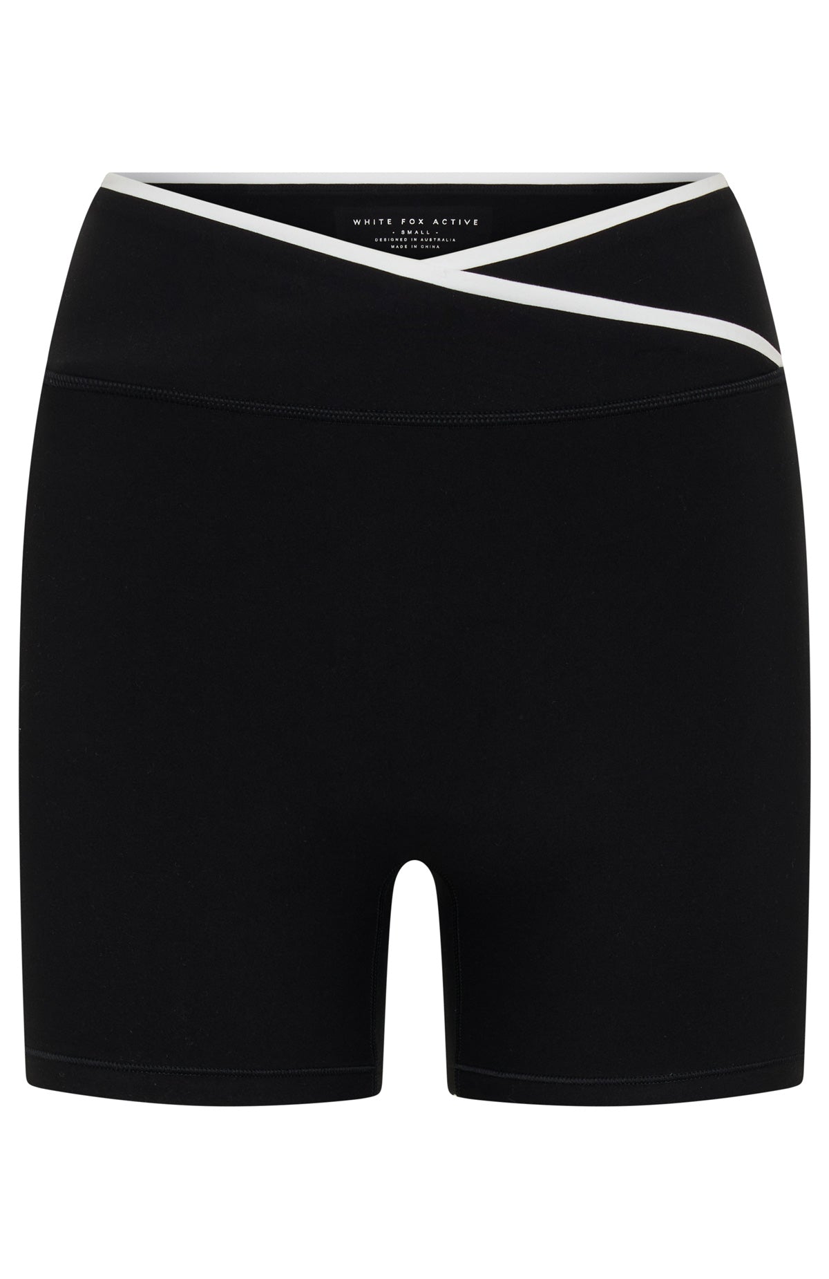 White Fox Defence Bike Shorts Black/White
