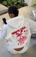 White Fox Lucky Thirteen Cheyenne Oversized Hoodie Grey Marle