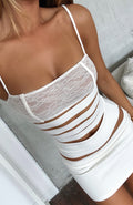 White Fox I Miss Me Too Top Cream