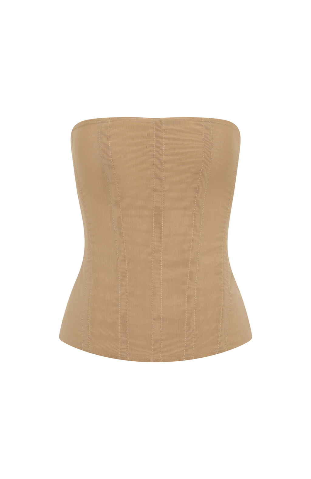 White Fox Tell Me A Secret Strapless Bustier Nude