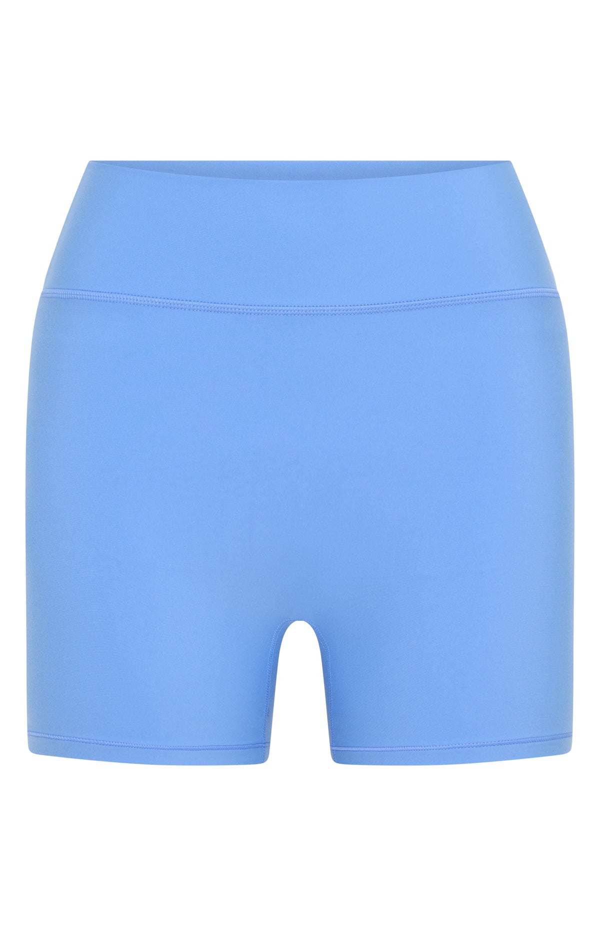 White Fox Keep Up High Waisted Shorts 4" Blueberry