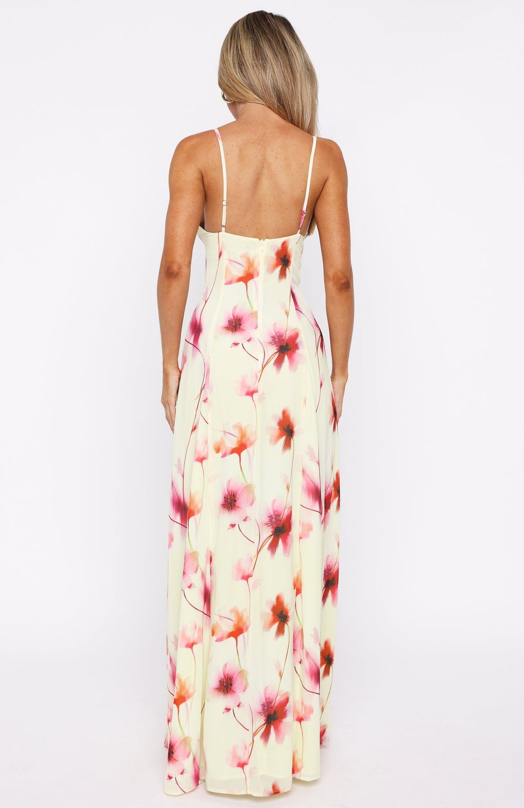 White Fox A Day In Nice Maxi Dress Butter Floral