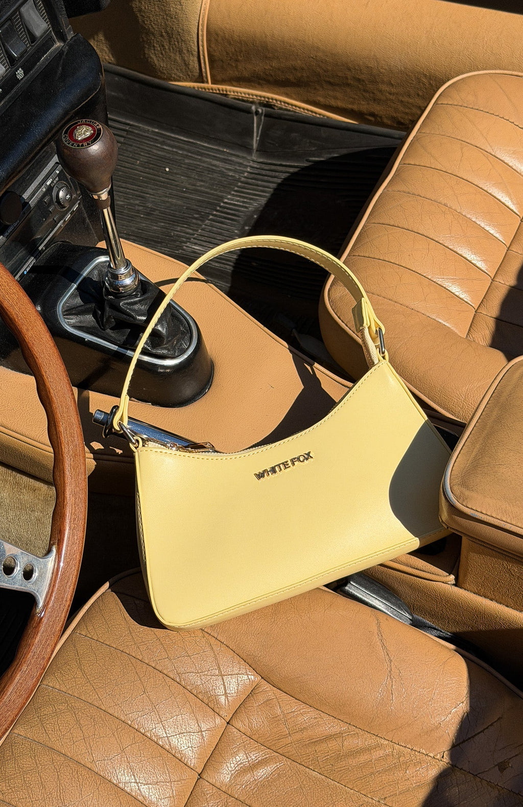 White Fox Ocean Shoulder Bag Lemon