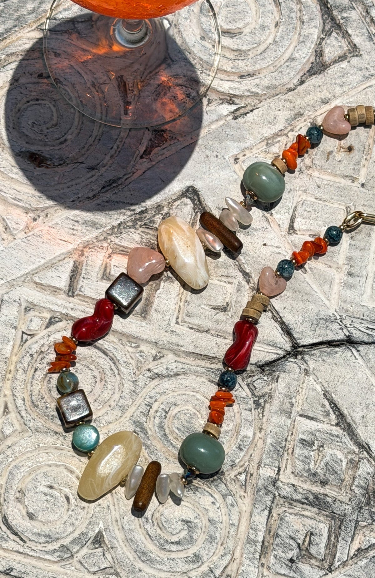 White Fox Emmett Necklace Multi
