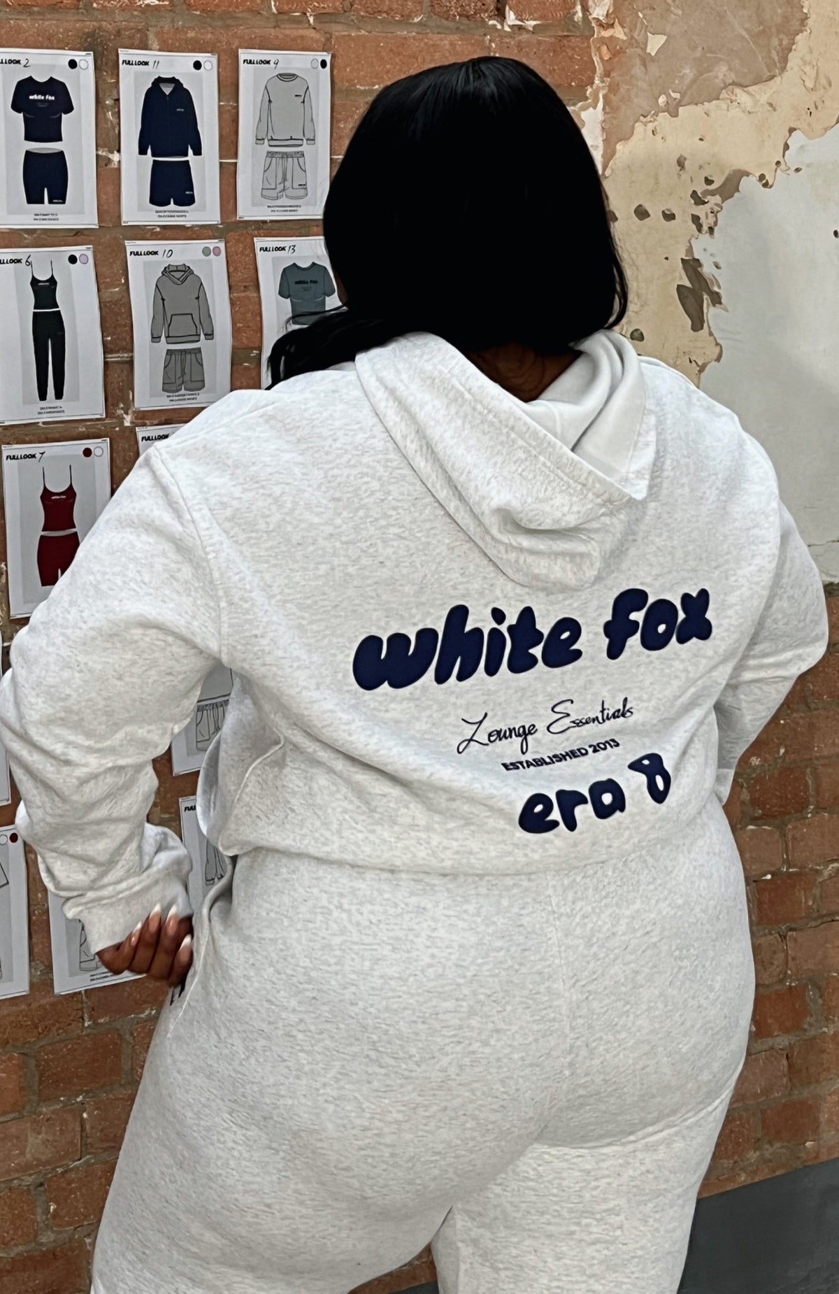 White Fox Era 8 Oversized Hoodie Galaxy