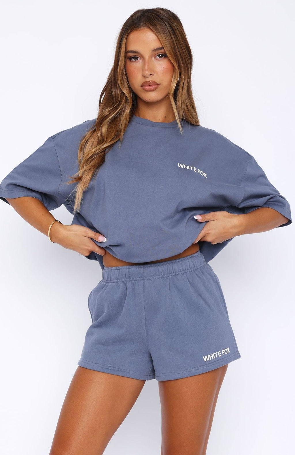 White Fox Core Classic Lounge Shorts Ocean