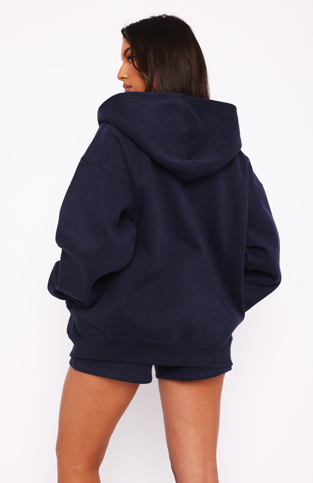 White Fox Season 7 Zip Front Hoodie Deep Sea