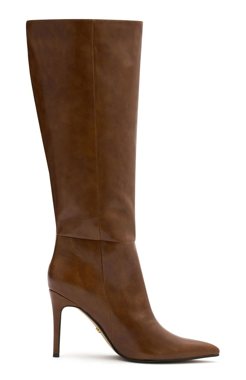 White Fox Run Away With Me Knee High Boots Vintage Brown