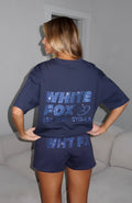 White Fox Always Shining Lounge Shorts Navy