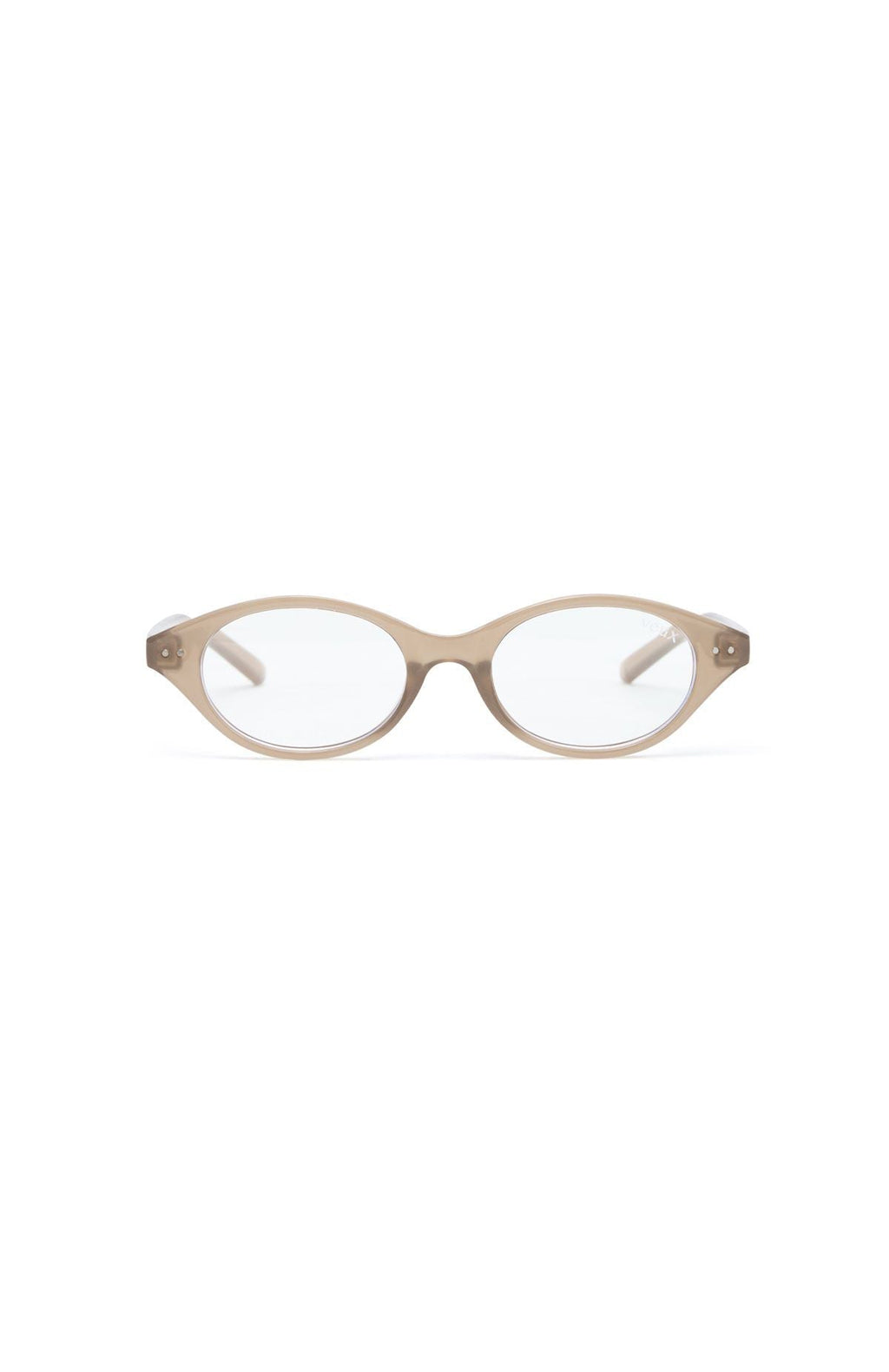 White Fox Rayne Blue Light Glasses Biscuit