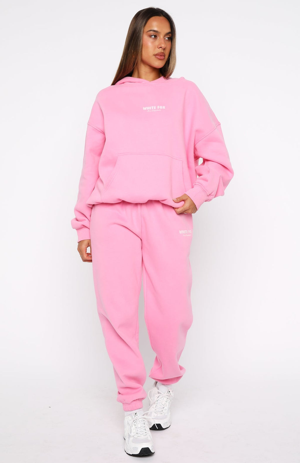 White Fox Daydreamers Nadia Oversized Hoodie Bubblegum