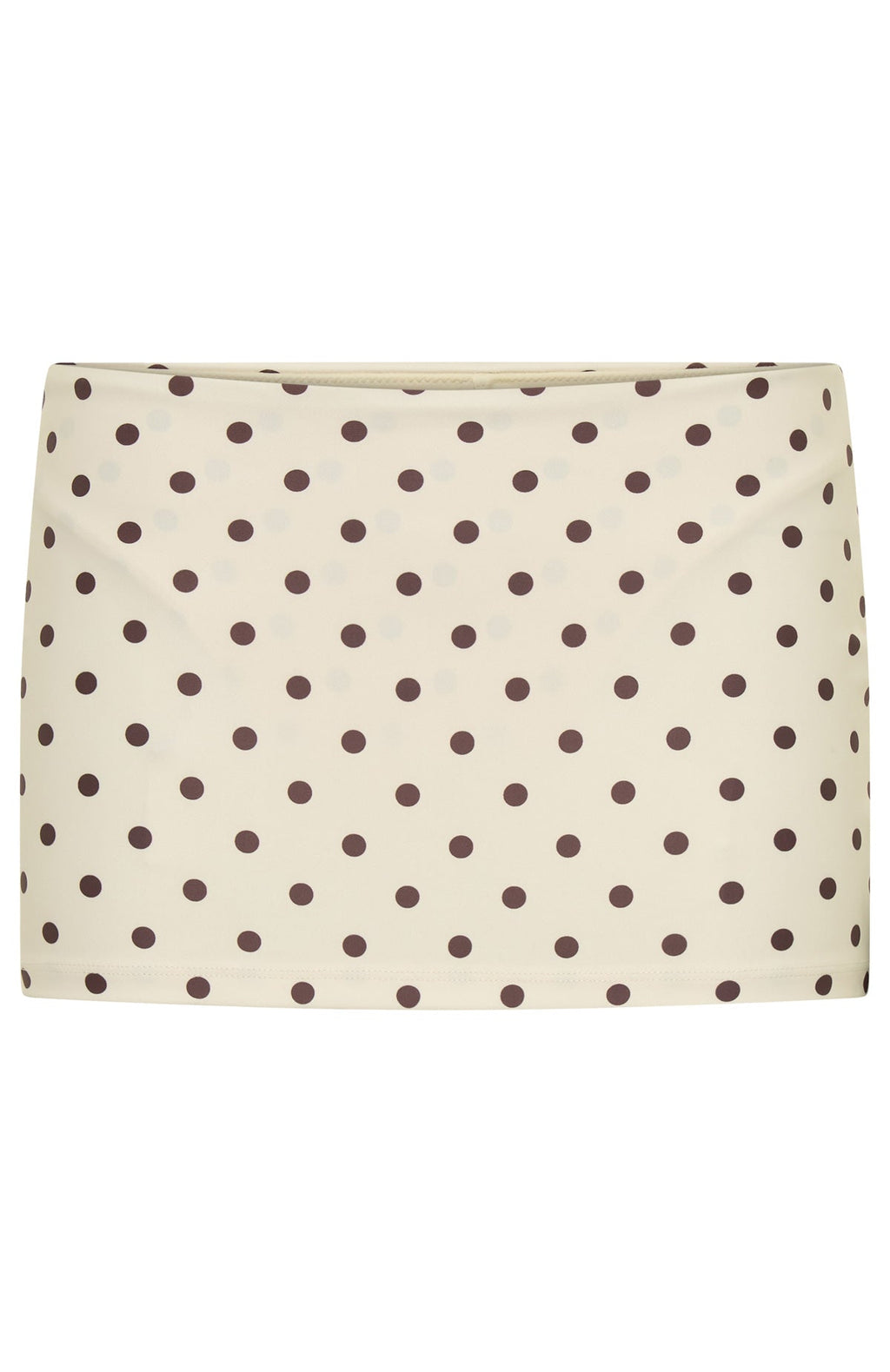 White Fox Island Babe Skort Cream/Choc Polka Dot