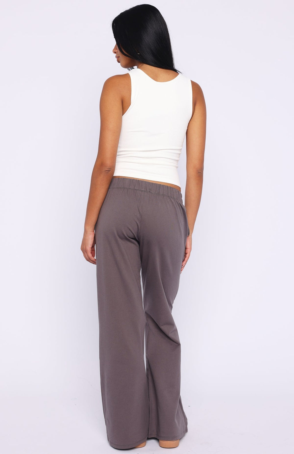 White Fox Flicker Of Hope Pants Charcoal