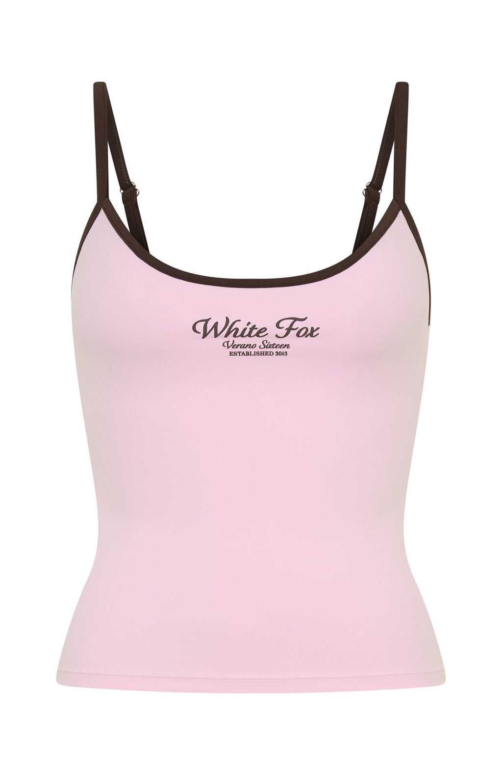 White Fox Verano Sixteen Giulia Singlet Top Pink