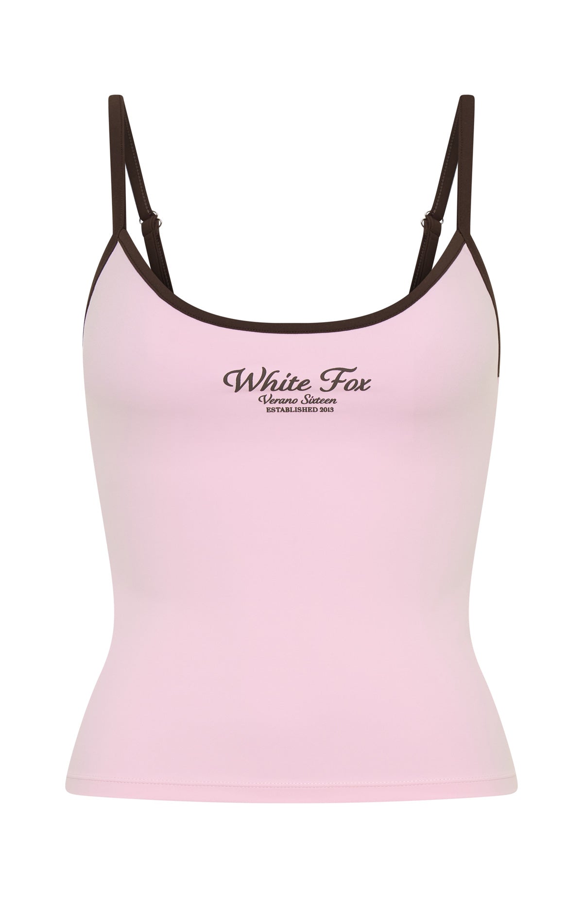 White Fox Verano Sixteen Giulia Singlet Top Pink