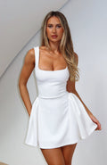 White Fox Moonlight Magic Mini Dress White