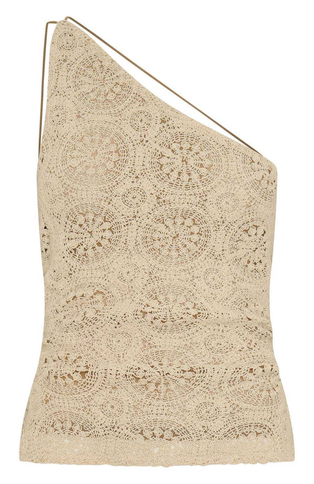 White Fox Tranquility Crochet Top Off White