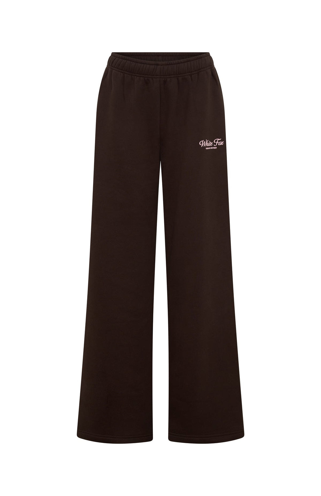 White Fox Verano Sixteen Lilia Wide Leg Sweatpants Chocolate
