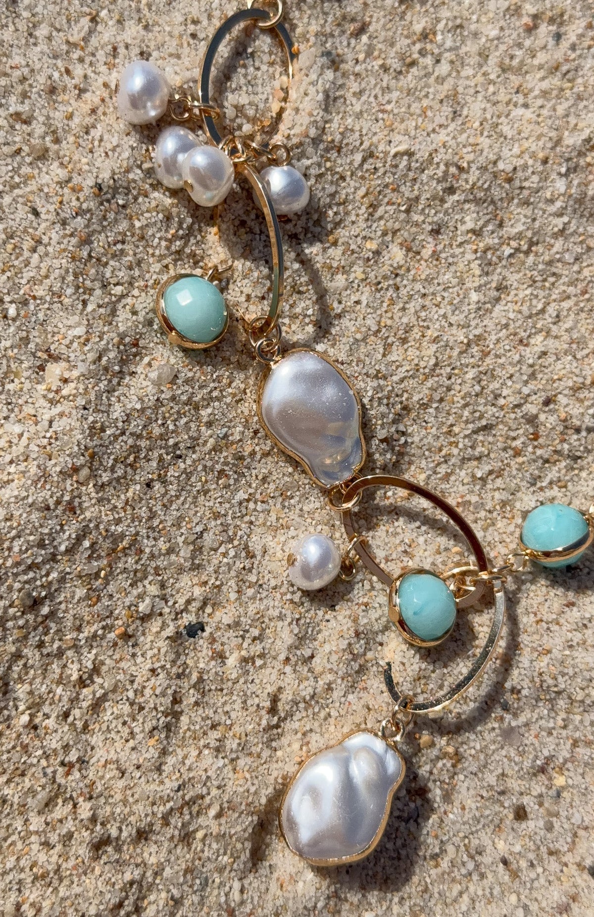 White Fox Borna Necklace Gold