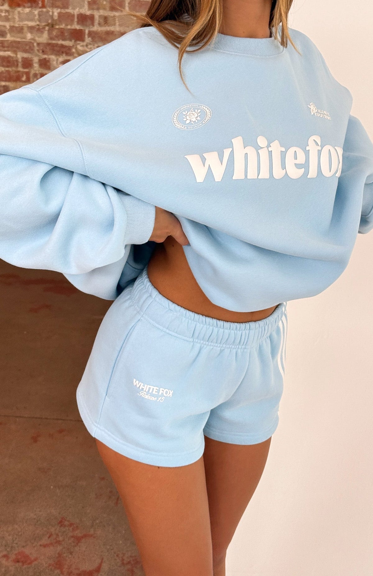 White Fox Release 15 Asalia Lounge Shorts Blue