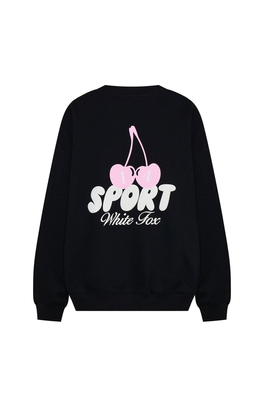 White Fox Club 14 Peyton Oversized Sweater Black