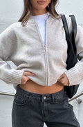 White Fox Unbreakable Bond Knit Jacket Cream