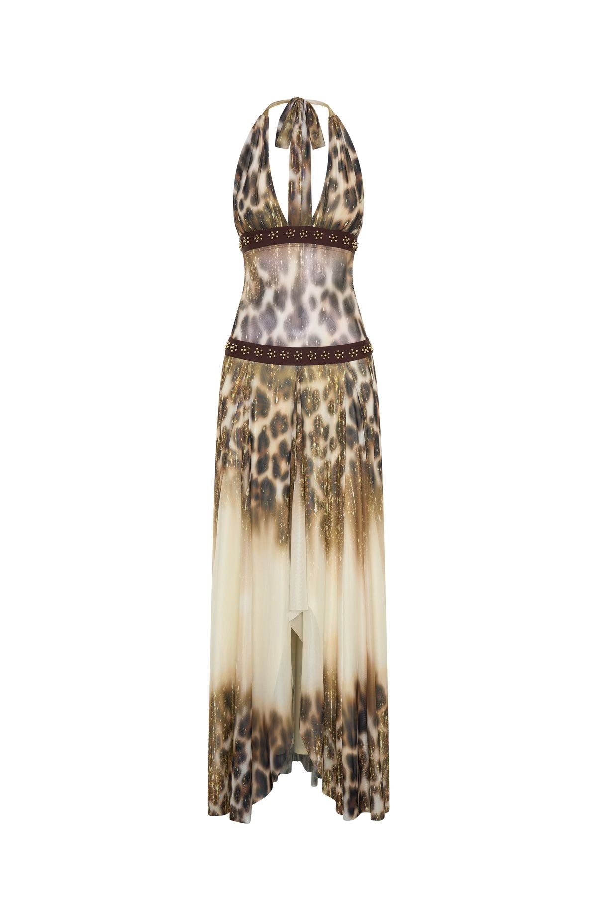 White Fox Lights Camera Action Maxi Dress Soundwave