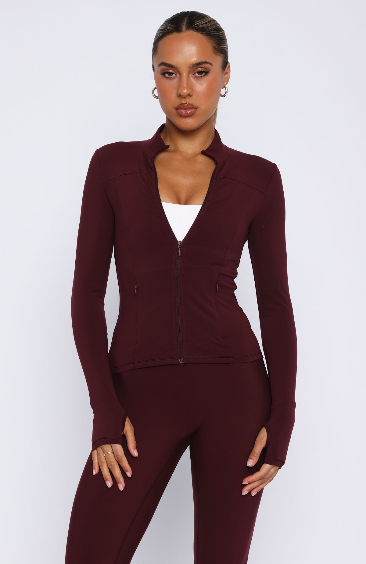 White Fox Race To You Jacket Merlot