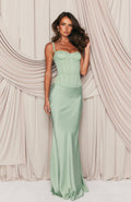 White Fox Forever Starts Now Maxi Skirt Sage