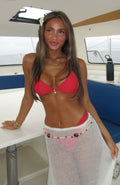 White Fox Sunset Bay Bikini Top Ruby