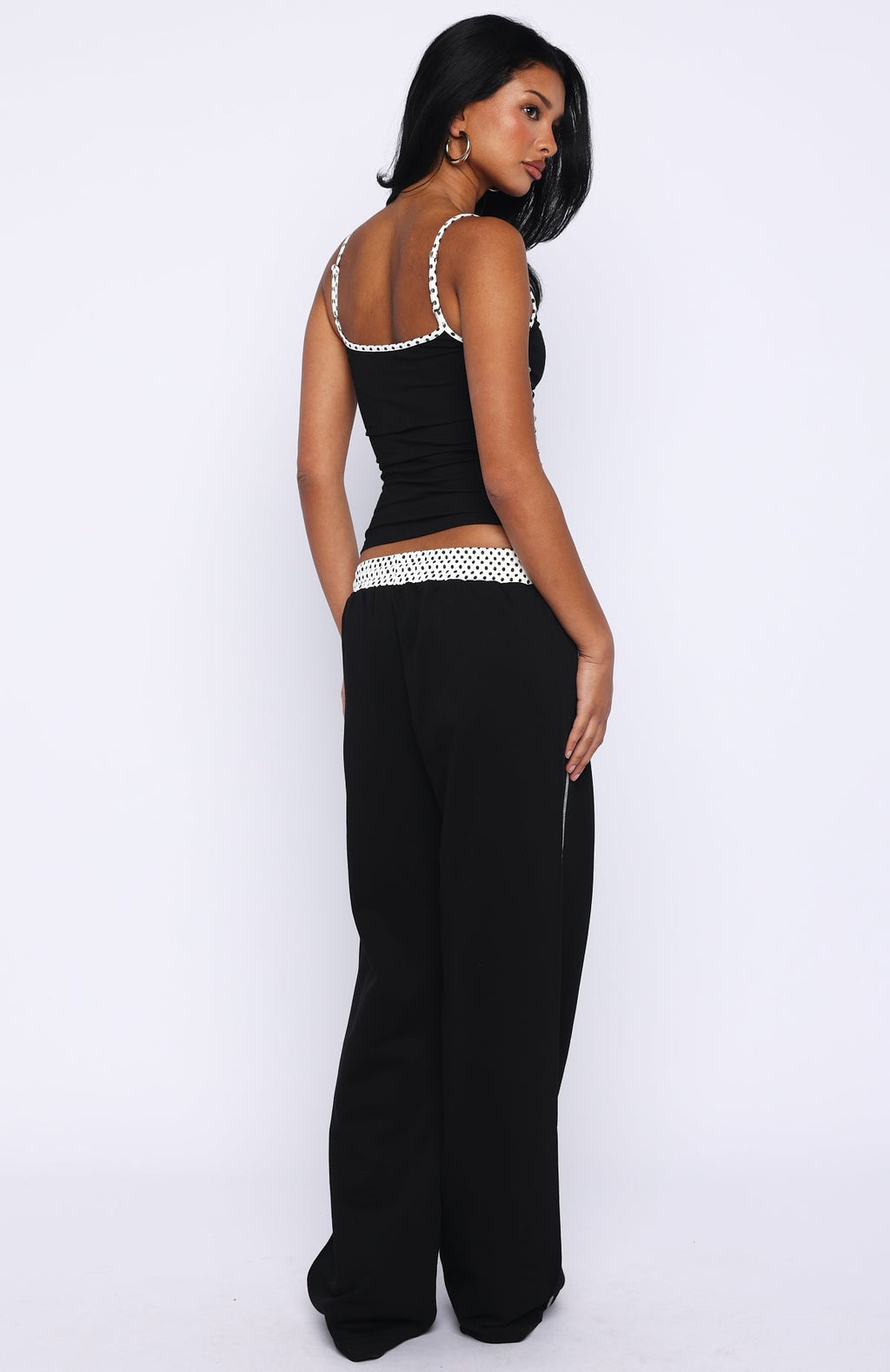 White Fox Pure Attraction Track Pants Black