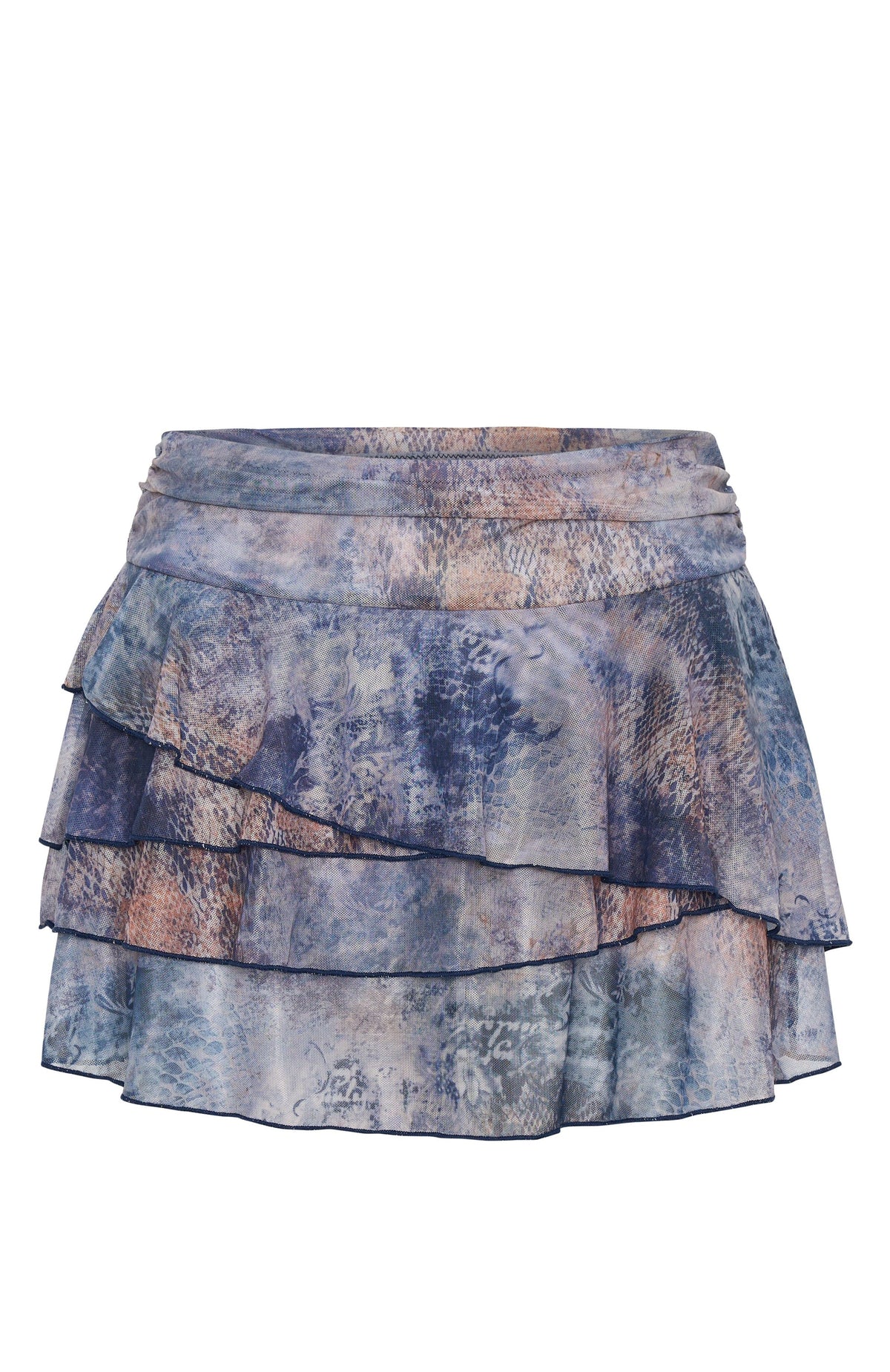 White Fox In My Dreams Mini Skirt Palm Oasis