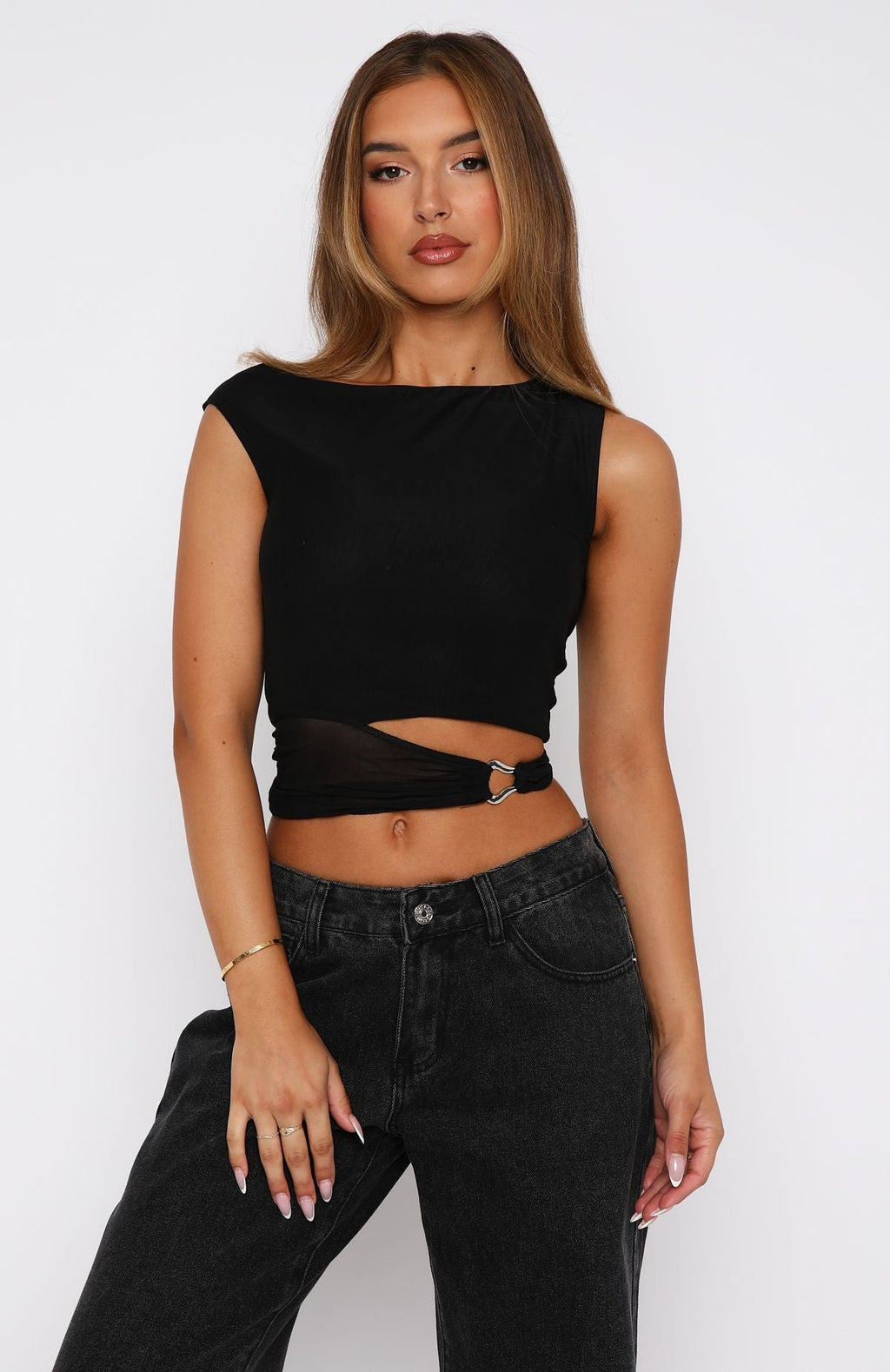 White Fox Confessions Top Black