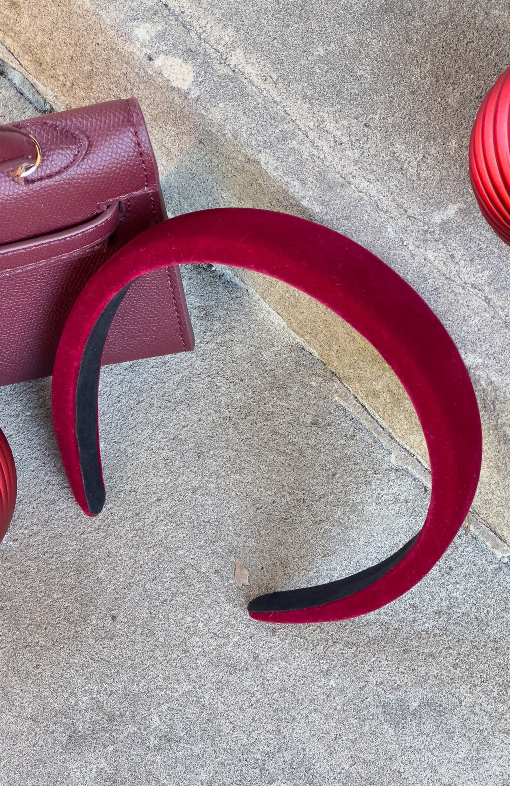 White Fox Libbi Headband Burgundy