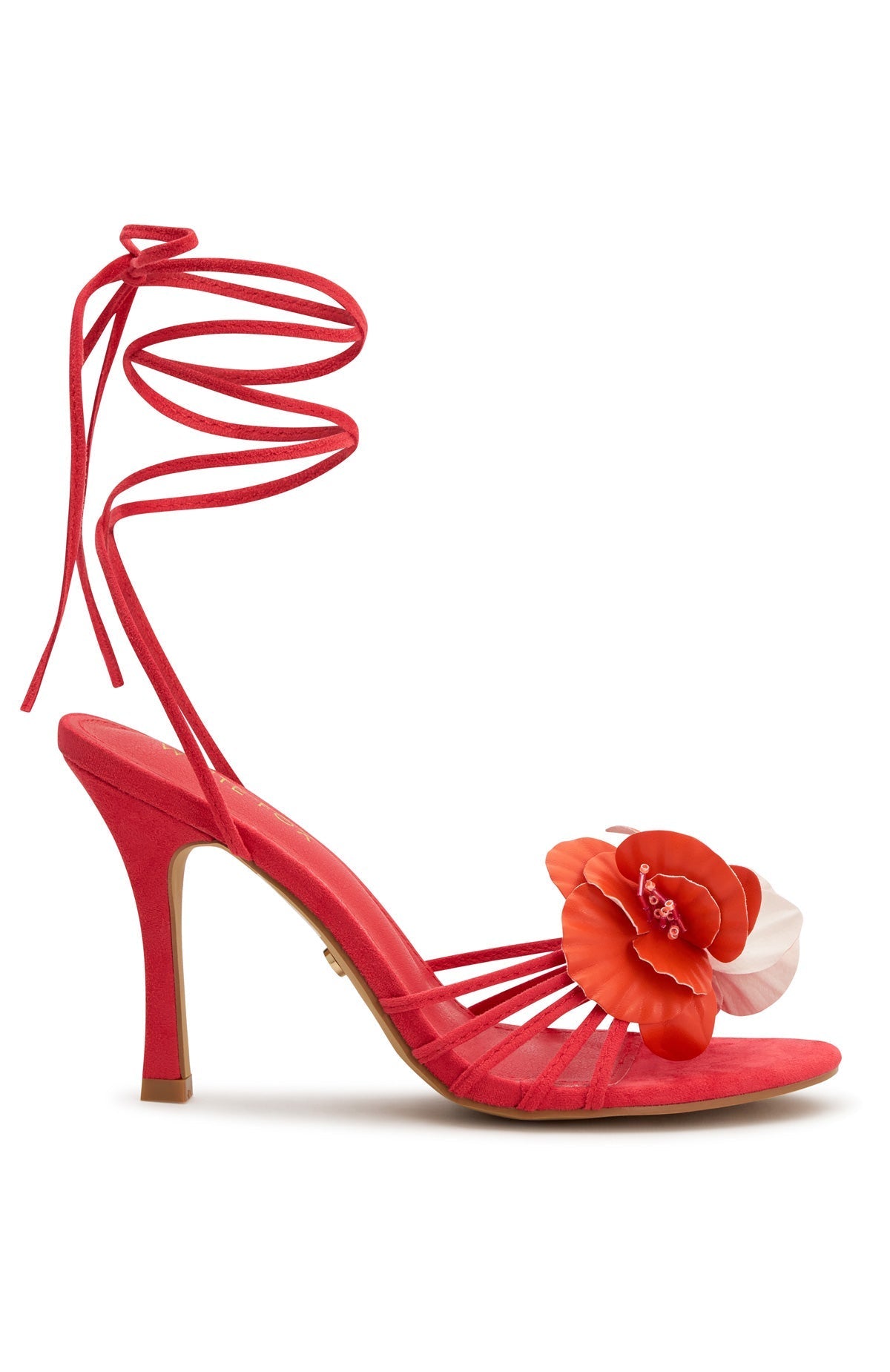 White Fox Erina Wrap Heels Raspberry