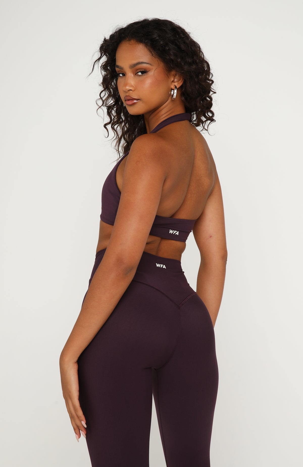 White Fox Physical Sports Bra Midnight Plum