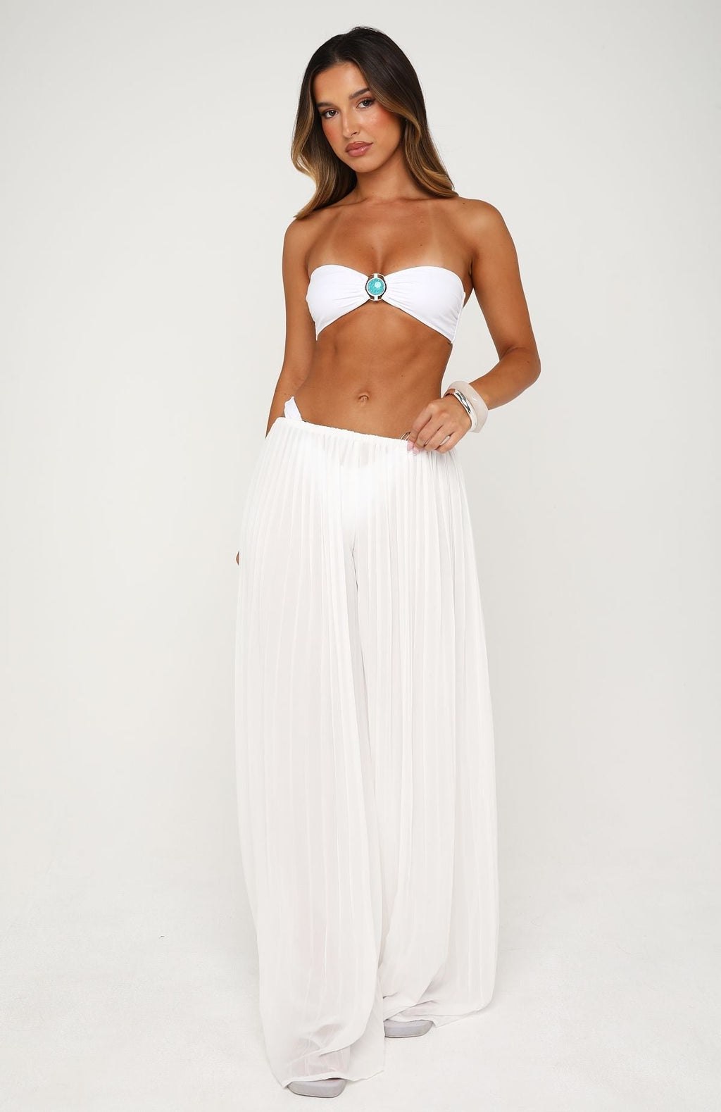 White Fox Breeze And Bare Pants Off White