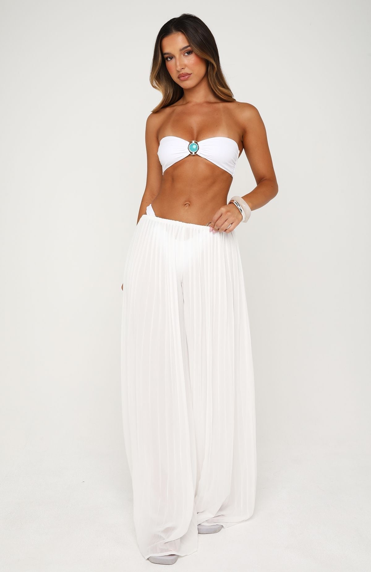 White Fox Breeze And Bare Pants Off White