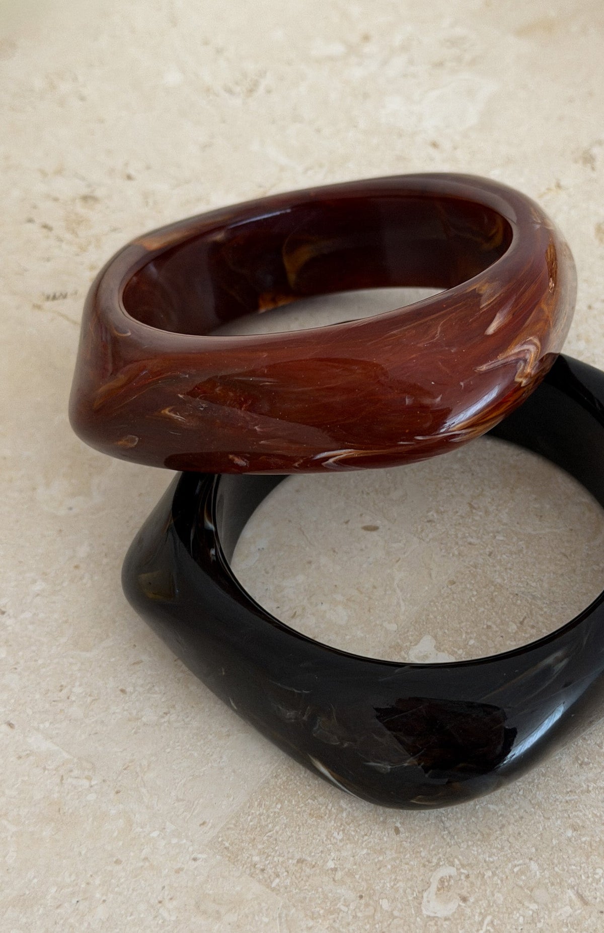 White Fox Paul Bracelet Set Choc/Caramel