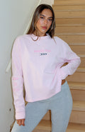 White Fox All Around Me Long Sleeve Tee Pink