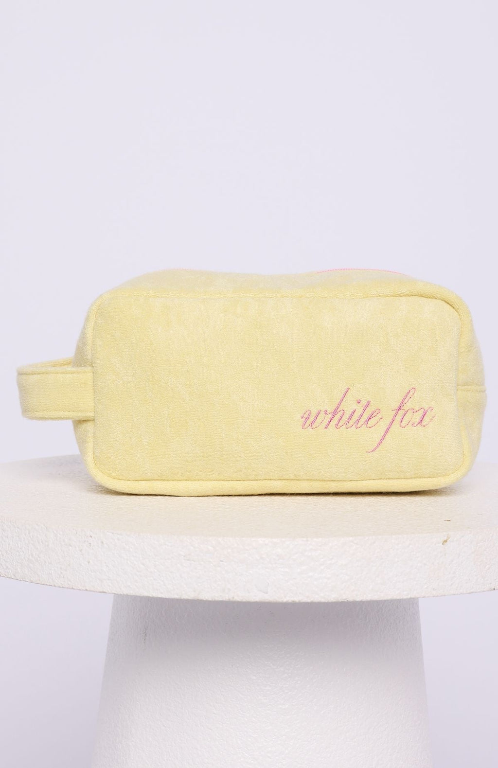 White Fox Lillian Cosmetic Bag Lemon