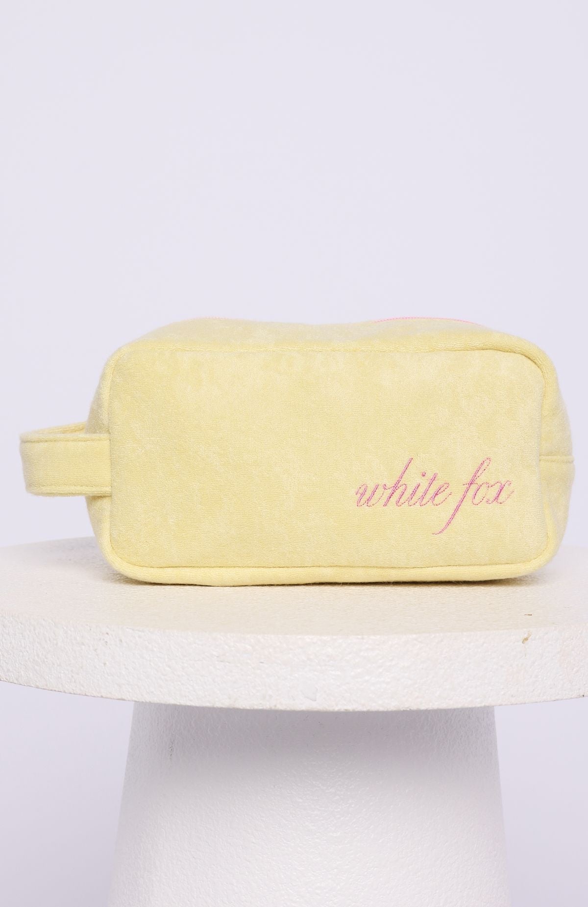 White Fox Lillian Cosmetic Bag Lemon