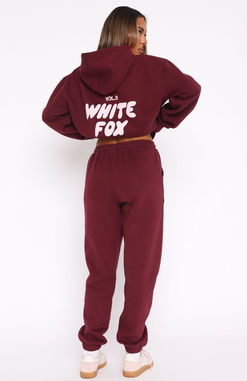 White Fox Offstage Sweatpants Red Velvet