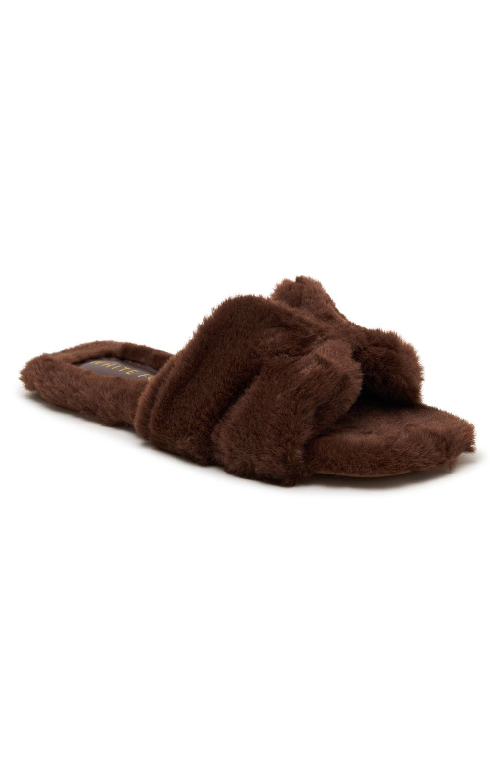 White Fox Safa Slippers Espresso