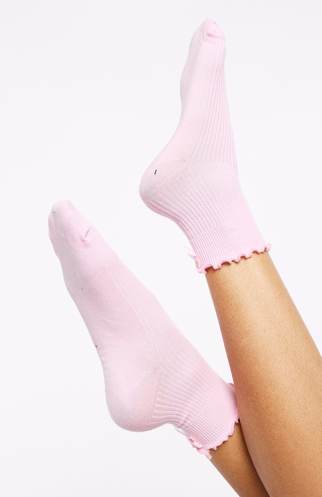 White Fox Which One Socks Pink