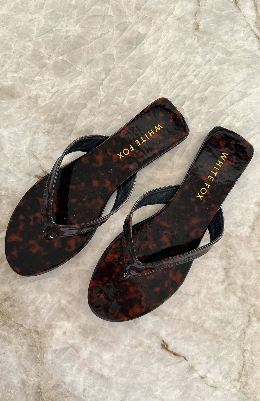 White Fox Leilani Sandals Tortoise