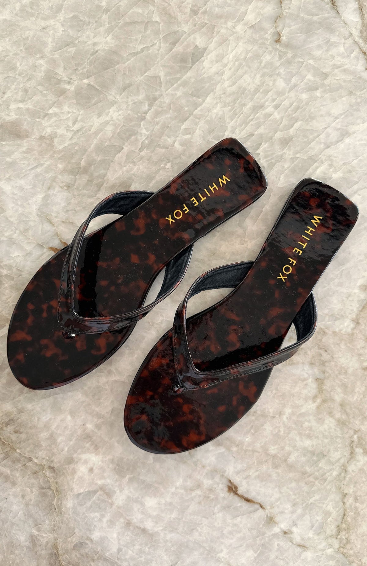 White Fox Leilani Sandals Tortoise